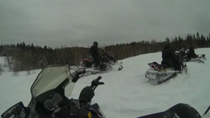 Début en moto neige