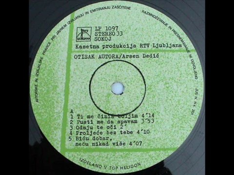 BIĆU DOBAR, NEĆU NIKAD VIŠE - ARSEN DEDIĆ (1976)
