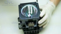 Sony XL-2000  How to replace TV Lamp  Video Guide