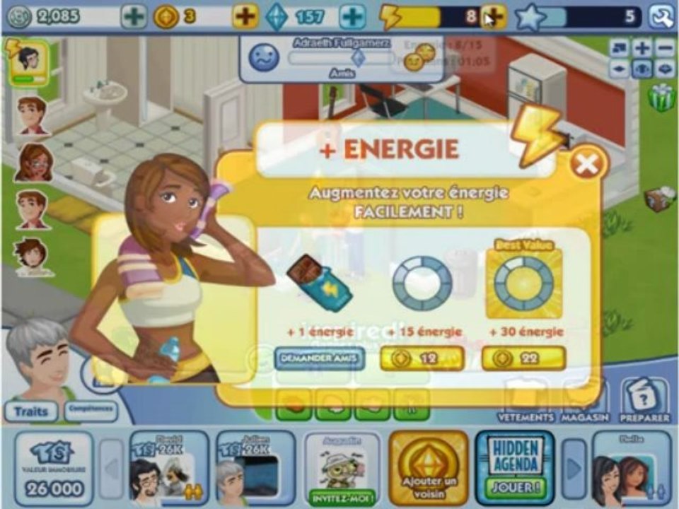 Test The sims social par Nazband et Adraeth