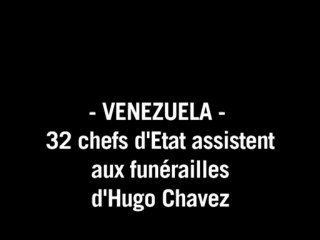 Funérailles Chavez: Ahmedinejad, Castro et Morales présents