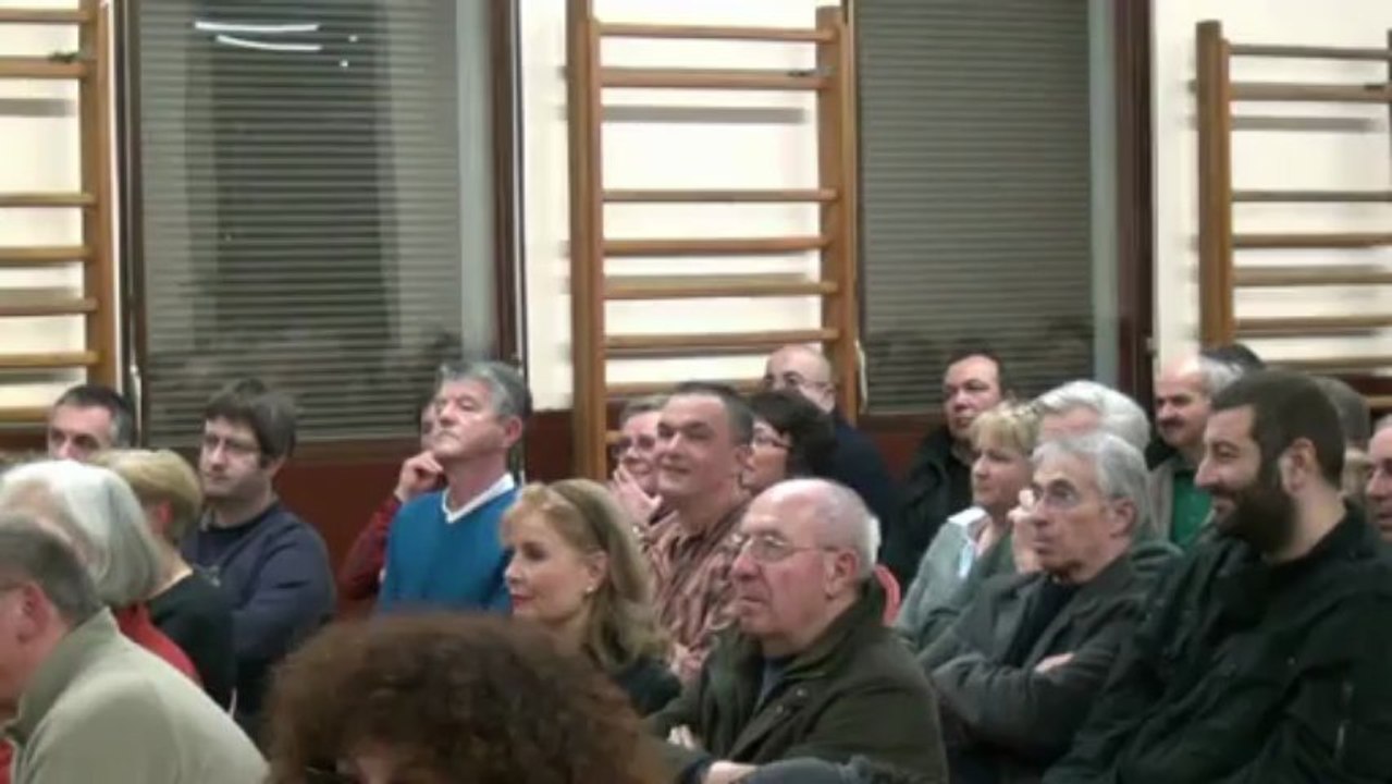 Laborde, réunion sur les déchets, le débat