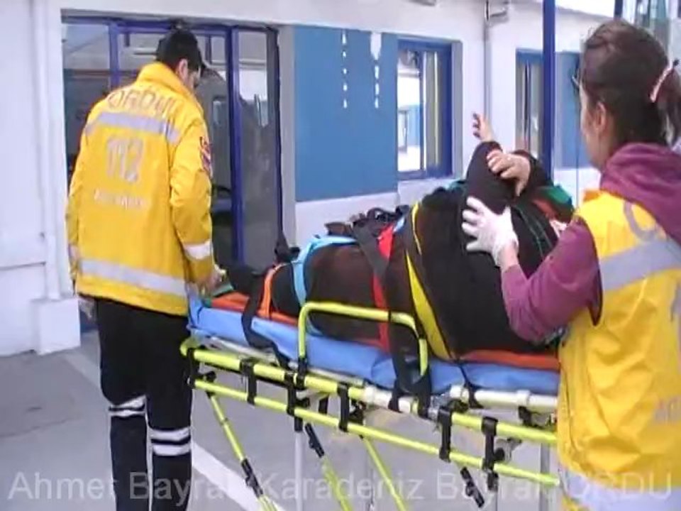 Ordu da kaza 3 yaralı-KARADENİZBAYRAK