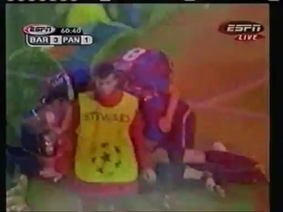 2002 (April 9) Barcelona (Spain) 3-Panathinaikos (Greece) 1 (Champions League)