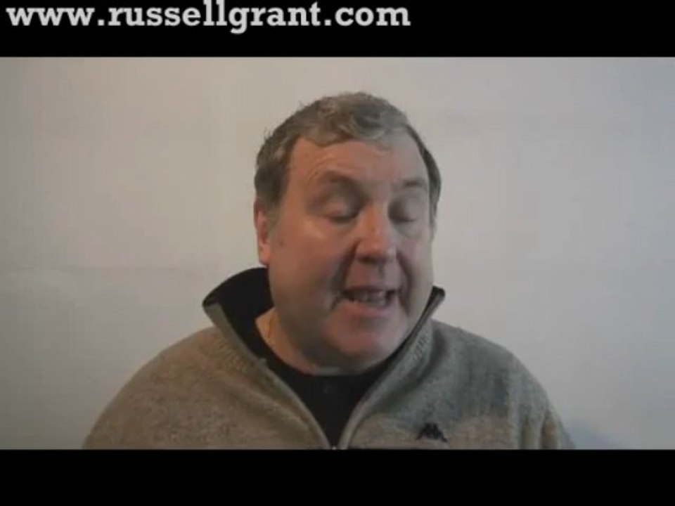 Russell Grant Video Horoscope Libra March Saturday 9th 2013 www.russellgrant.com