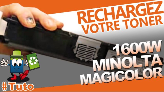 Remplir une cartouche laser Minolta Magicolor 1600W