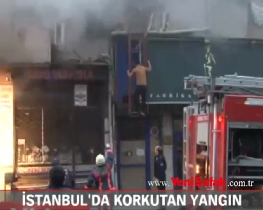 İstanbul'da korkutan yangın