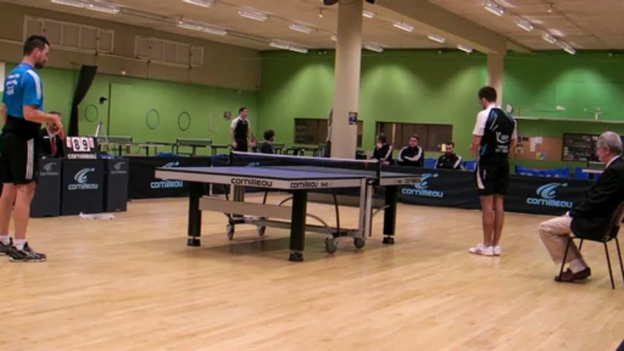 Tennis de table, Pro B, Fontenay-sous-Bois/Rouen, 05 mars 2013, Arnaud Dairon vs Josef Simoncik, 2e manche