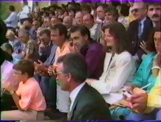 Visite de Mr Juan-Antonio Samaranch à St Palais le 12 mai 90.(A5).