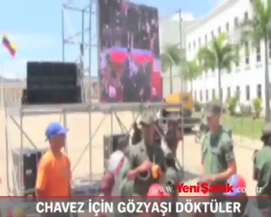 Chavez için gözyaşı döktüler
