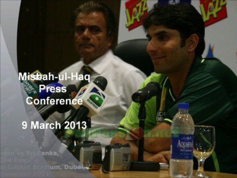 Misbah-ul-Haq Press Conference ahead of Pak-SA ODI series, 9 March 2013, Bloemfontein