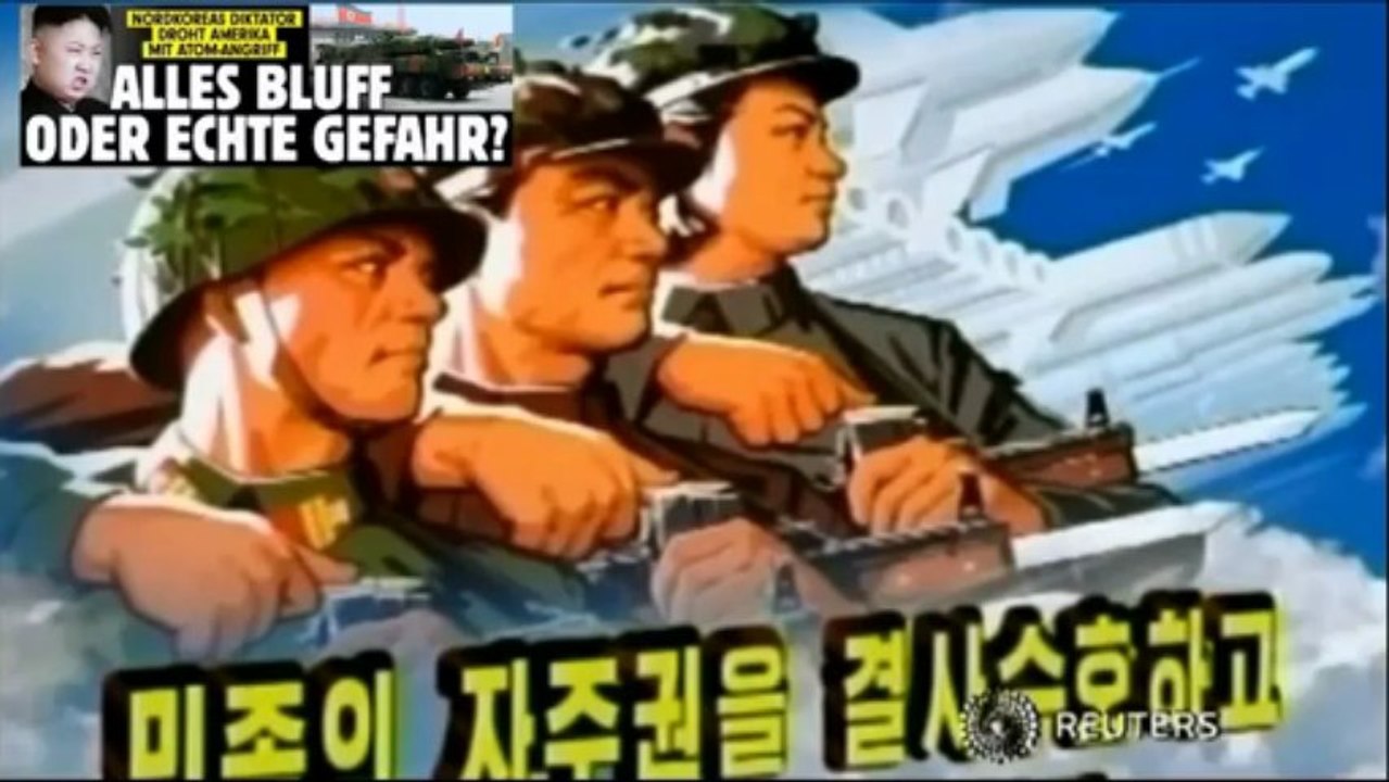 Warnung an USA -Nordkorea- Kim droht mit Atomschlag gegen die USA