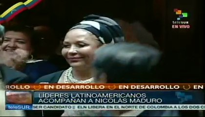 Piedad Córdoba acompaña a Nicolás Maduro