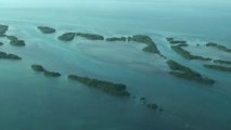 Moving to Belize. Small islands approaching Ambergris Caye