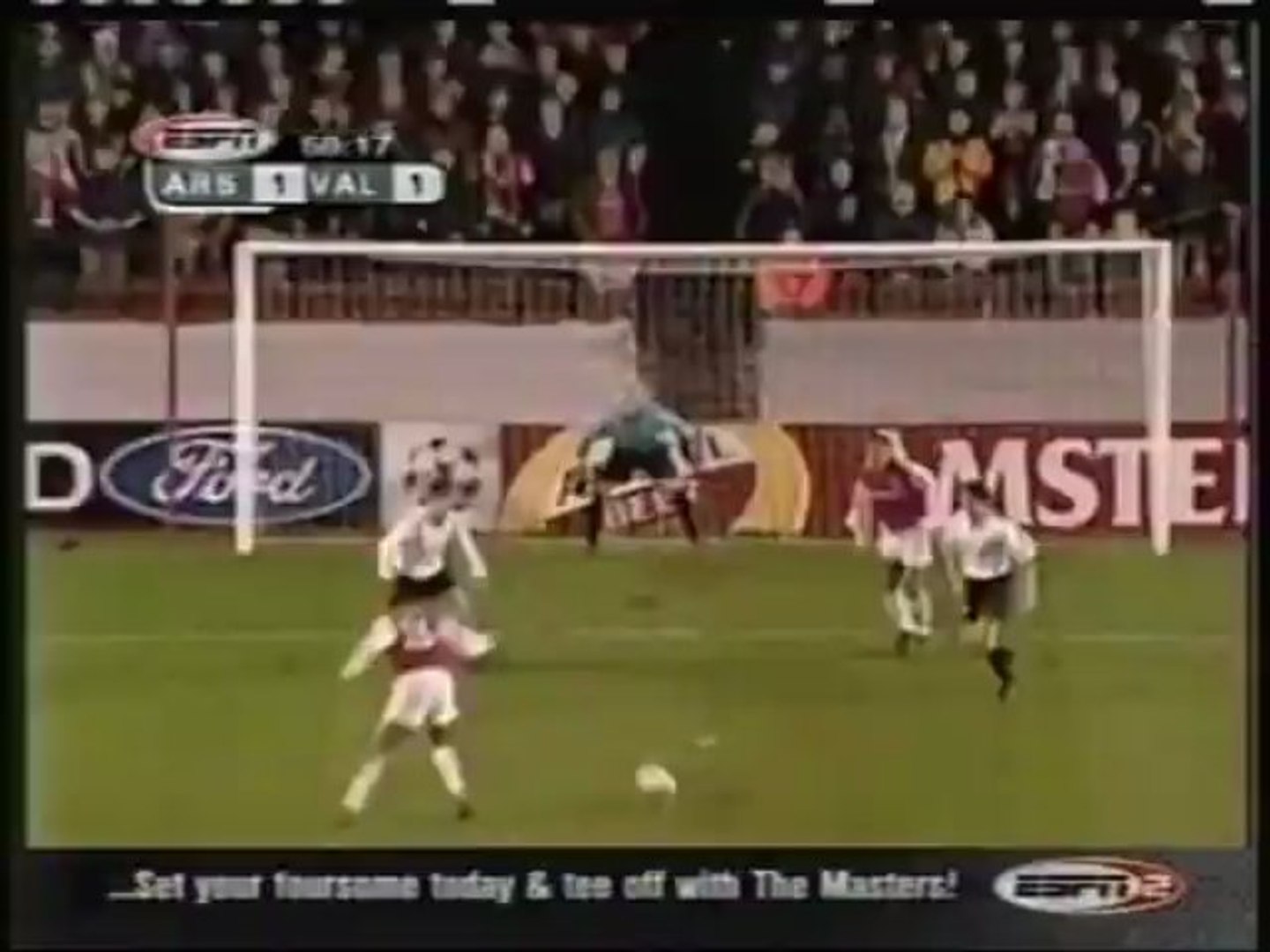 2001 (April 4) Arsenal (England) 2-Valencia (Spain) 1 (Champions League) -  video Dailymotion