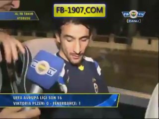 7 Mart 2013 FB TV Viktoria Plzen Maçı Sonrası Takım Otobüsü Muhabbeti