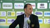 Conférence de presse FC Nantes - GFC Ajaccio : Michel DER ZAKARIAN (FCN) - Thierry LAUREY (GFCA) - saison 2012/2013
