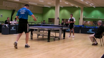 Tennis de table, Pro B, Fontenay-sous-Bois/Rouen, 05 mars 2013, Arnaud Dairon vs Josef Simoncik, 5e manche