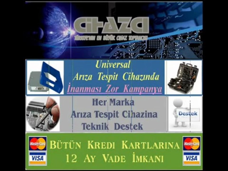 OTO ARIZA TESPİT CİHAZLARI SATIŞI CİHAZCI 05379261323