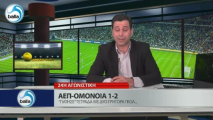 Χρυσή Balla: 24η αγωνιστική Analysis