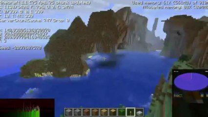 Minecraft - Seed Highlight! Epic Mountain Island!