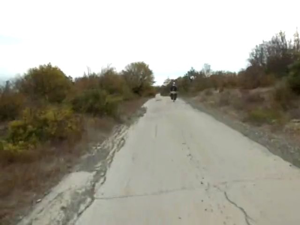 Roues-Libres / Arrive au Cap d'Emona avec Jean - Bulgarie