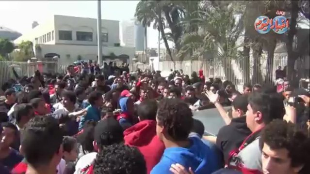 أولتراس أهلاوي أثناء وبعد النطق بالحكم في قضية مجزرة بورسعيد