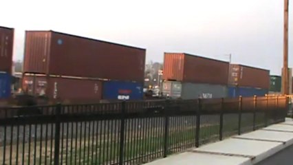 Norfolk Southern stack train southeast through Austell Ga.