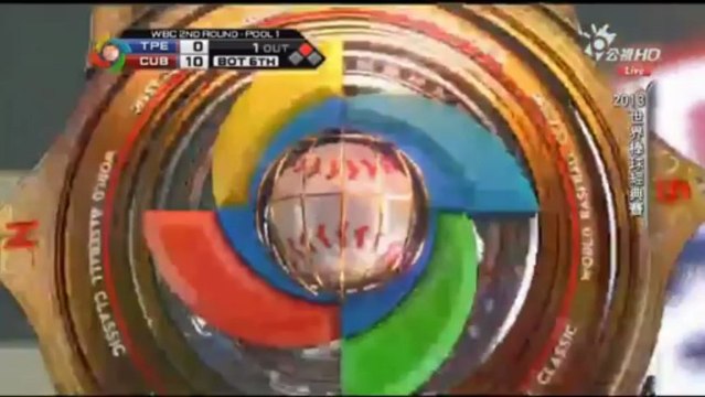 0309 古巴10vs0中華 6下 古巴1安 清疊