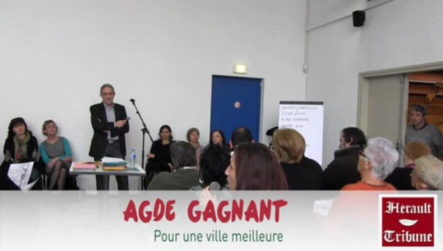 AGDE - 2013 - Politique - Le premier oral d’Henri COUQUET et d'AGDE GAGNANT