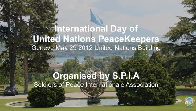 ONU-G 2012. - 10ème Journée Internationale des Casques Bleus UN- Remise de décorations