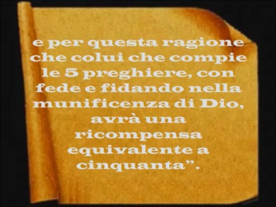 Da 50 preghiere diventano 5 al giorno per i musulmani