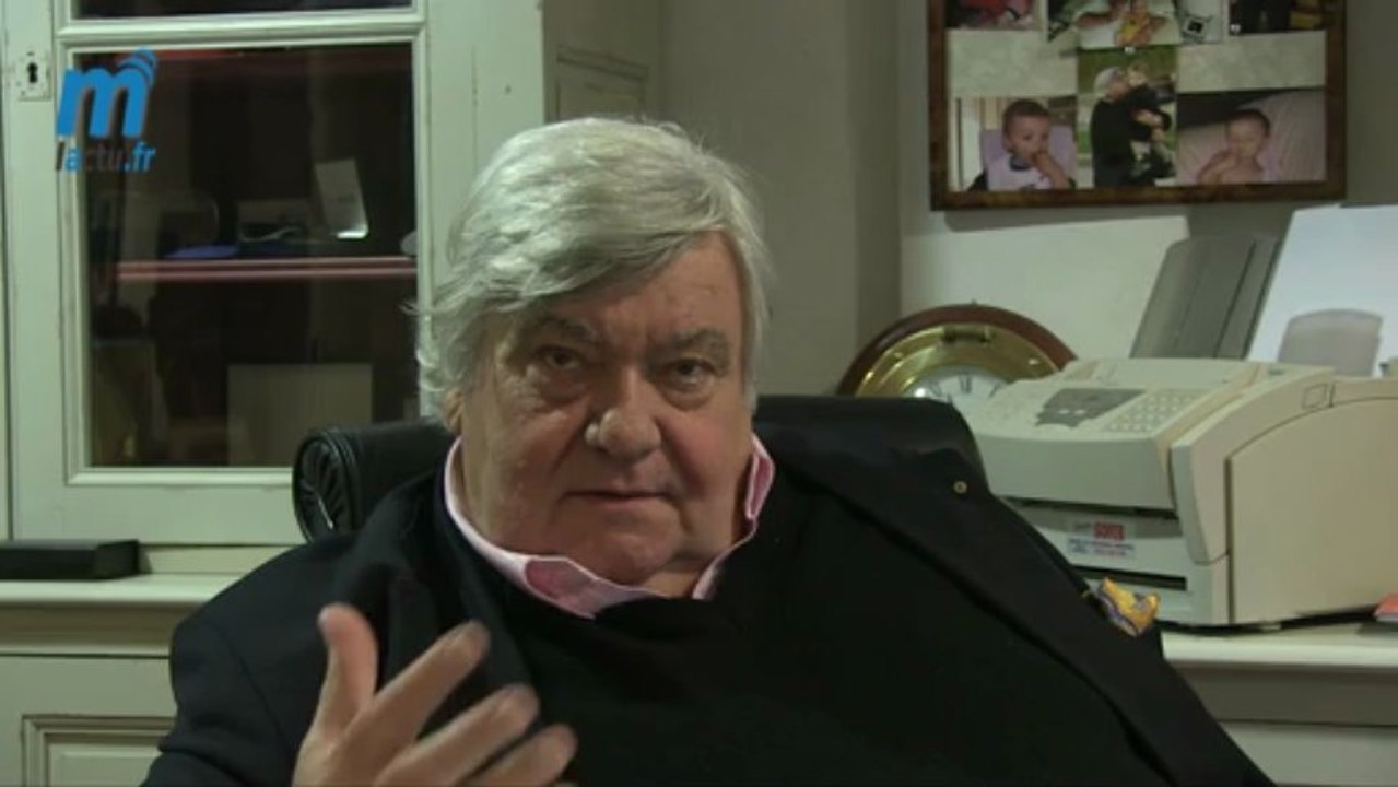 Louis Nicollin soutient Jean Pierre Moure candidat PS aux municipales à Montpellier en 2014