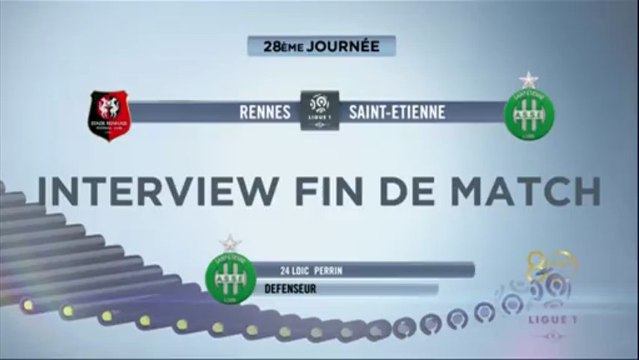 Interview de fin de match : Stade Rennais FC - AS Saint-Etienne - saison 2012/2013