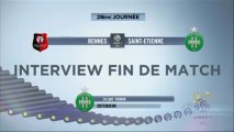 Interview de fin de match : Stade Rennais FC - AS Saint-Etienne - saison 2012/2013