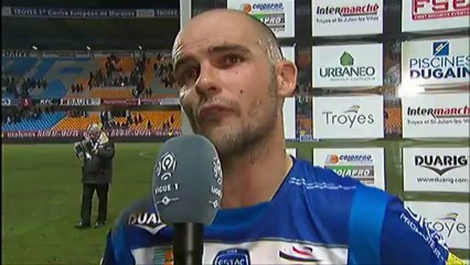 Interview de fin de match : ESTAC Troyes - Stade de Reims - saison 2012/2013