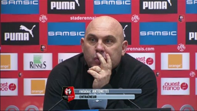 Conférence de presse Stade Rennais FC - AS Saint-Etienne : Frédéric ANTONETTI (SRFC) - Christophe GALTIER (ASSE) - saison 2012/2013