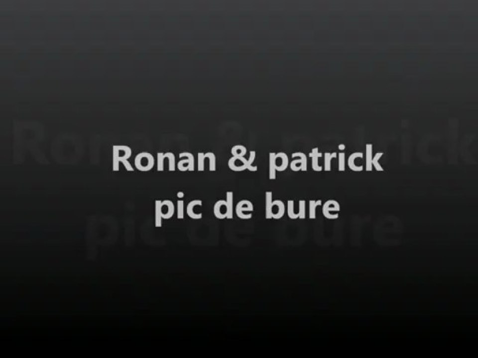 P & R pic de bur