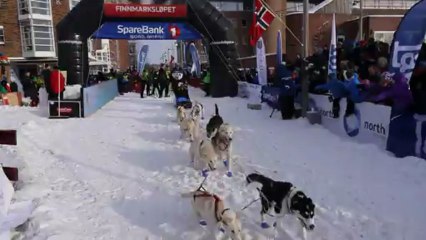 JP Pontier : Départ Finnmarkslopet 1000 2013