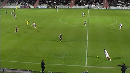But Ronald ZUBAR (75ème) - AC Ajaccio - FC Lorient (1-0) - saison 2012/2013
