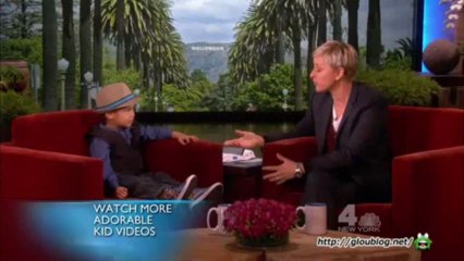 Four-Year-Old YouTube Sensation Sings for Ellen Mar 06 2013