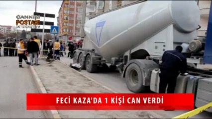 ÇANKIRI'DA FECİ KAZA 1 ÖLÜ