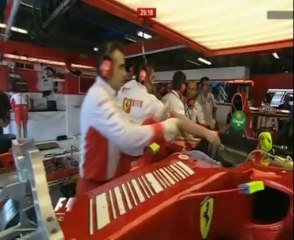 MTV3 - Kimi Räikkösen harjoituskolari (Monza 2007)