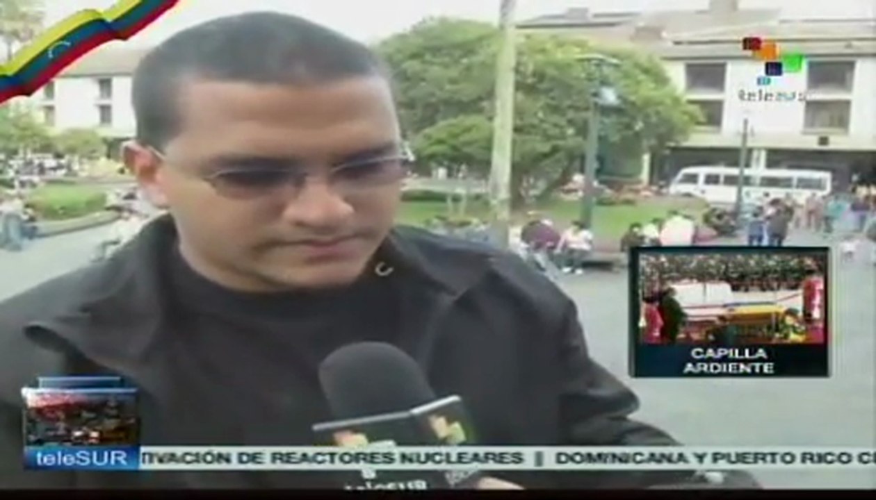 Expresiones de amor y afecto hacia Hugo Chávez en Ecuador