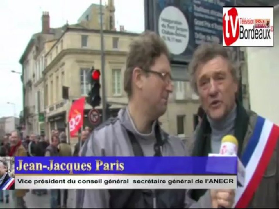 interview de Jean Jacques Paris à la Manif du 5 mars 2013