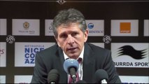 Conférence de presse OGC Nice - Montpellier Hérault SC : Claude  PUEL (OGCN) - René GIRARD (MHSC) - saison 2012/2013