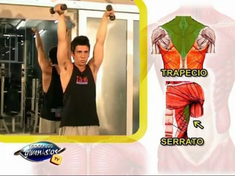 Ejercicio de musculacion para hombros - Elevaciones laterales, vuelta al Mundo