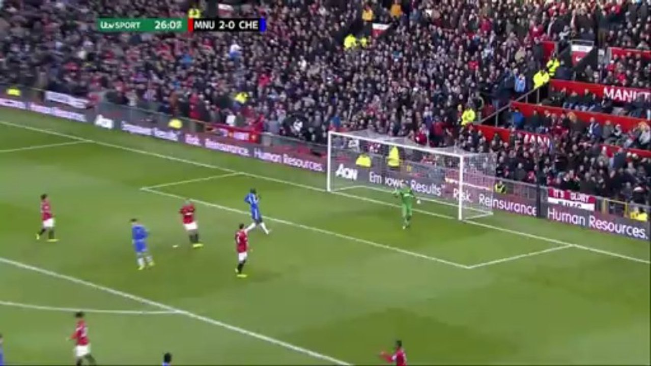 FA Cup : Manchester United vs Chelsea 3-10-2013 First Half