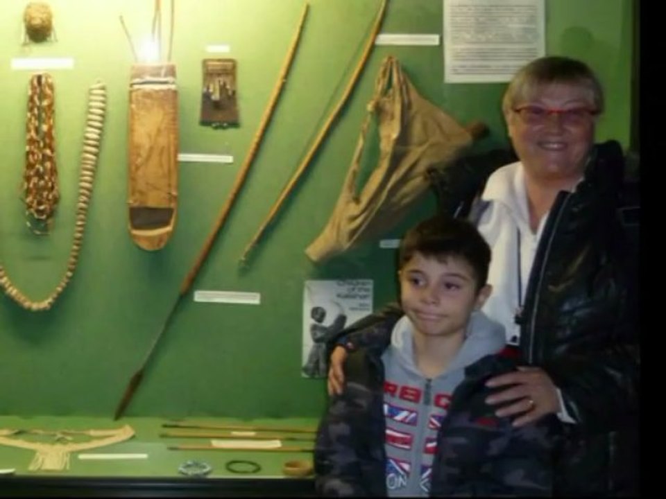 Tristan au musée PREHISTORAMA de Rousson