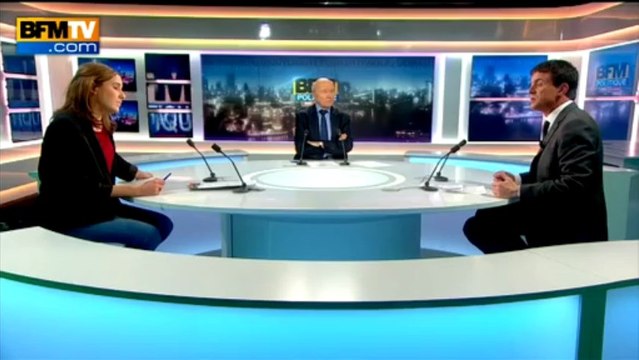 BFM Politique: l'interview de Manuel Valls par Charlotte Chaffanjon du Point - 10/03